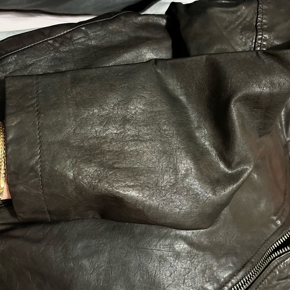 Andrew Marc Men Leather Jacket - Picture 13 of 16